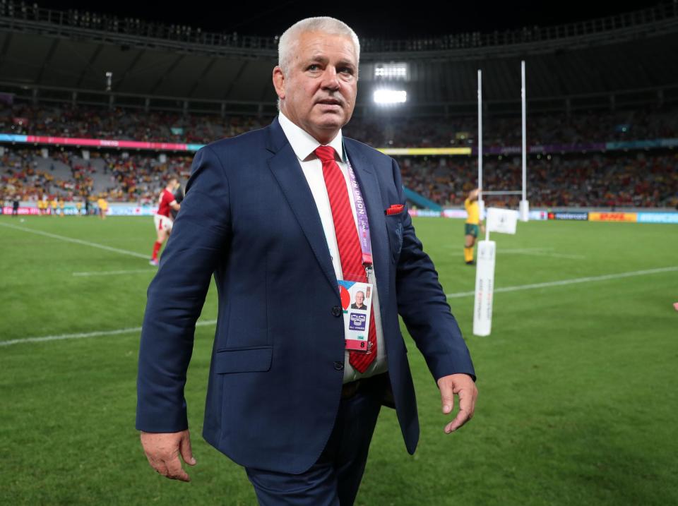 Warren Gatland was delighted with his team's victory: Getty
