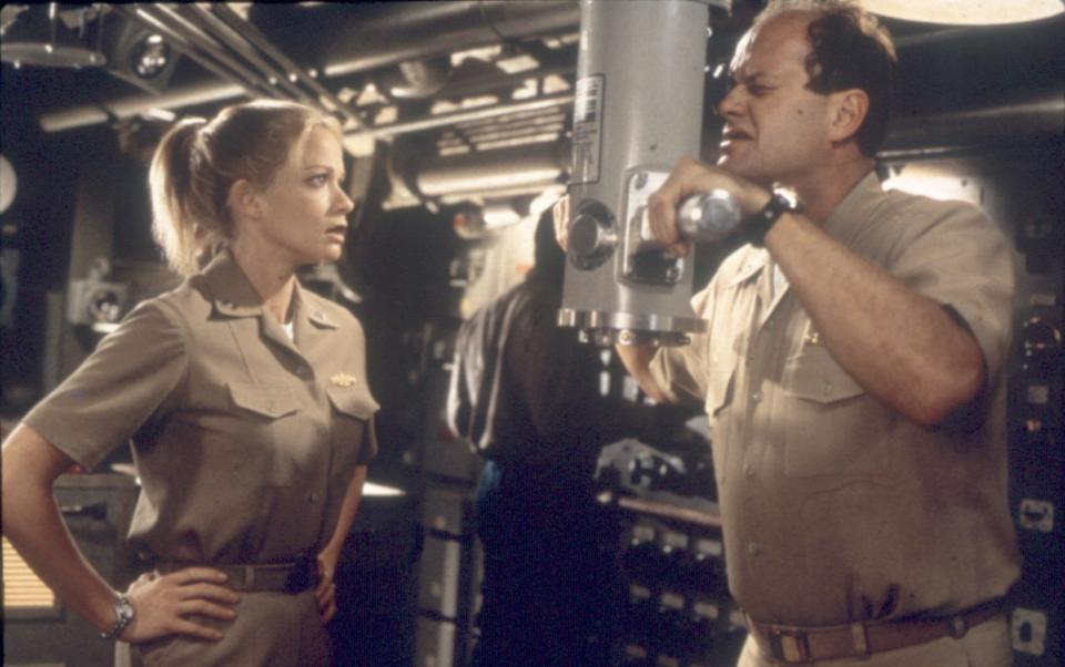 Grammer with Down Periscope co-star Lauren Holly - Fox Pictures