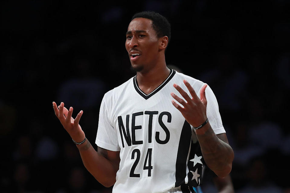 Nets forward Rondae Hollis-Jefferson is among the NBA's Muslim players who spoke out against President's Donald Trump's executive order. (Getty Images)