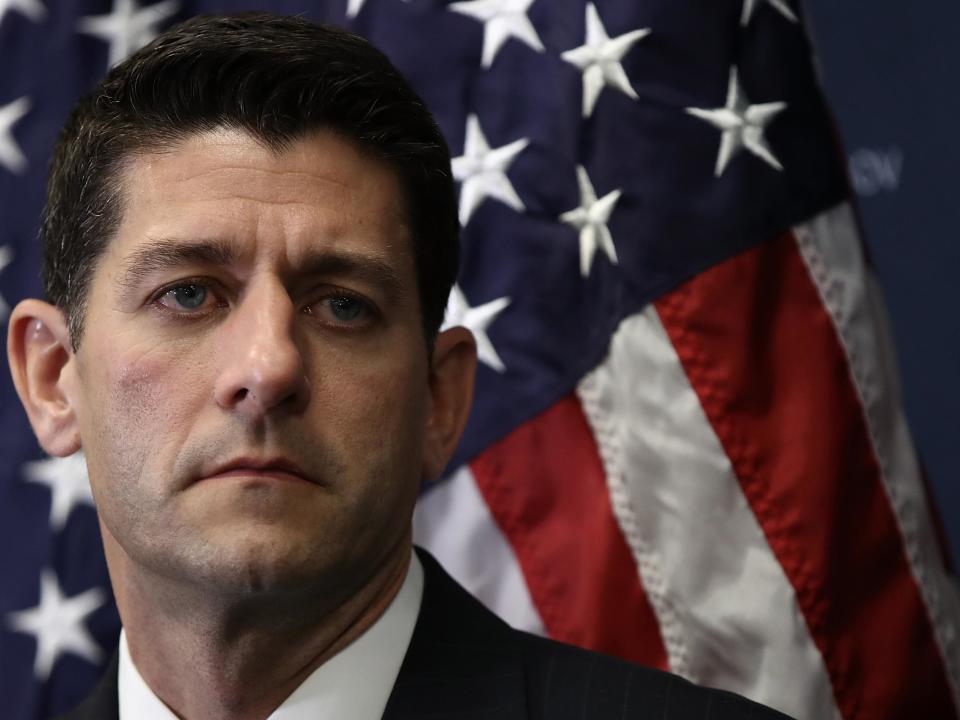Paul Ryan defended special counsel Robert Mueller, who is leading the probe into Russian interference in the 2016 Presidential election, saying he was 'anything but' a 'biased partisan': Win McNamee / Getty
