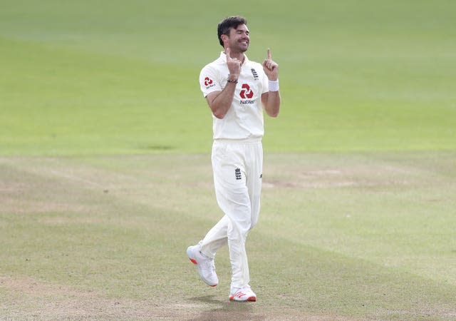 England's record wicket-taker James Anderson, pictured, has been a useful sounding board for Porter (Alastair Grant/PA)