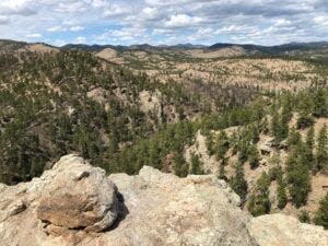 A view from Lovers Leap Trail in Custer State Park, within South Dakota’s Black Hills.