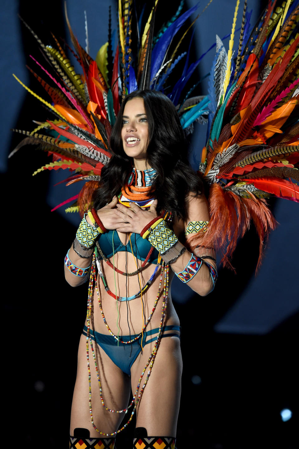 <p>Adriana Lima<br> Crédits : AFP </p>