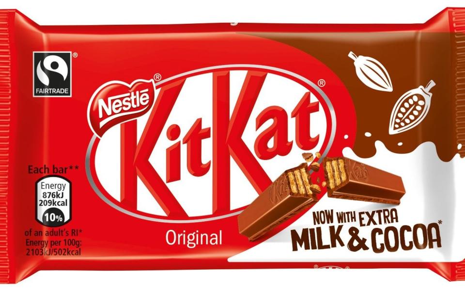 KitKat - Credit: Nestle UK /PA