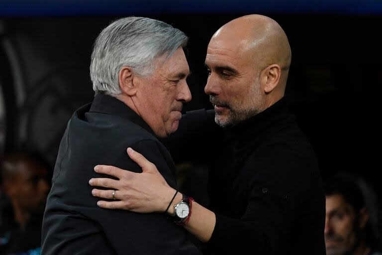 Carlo Ancelotti y 'Pep' Guardiola, dos de los entrenadores más exitosos del mundo, cara a cara