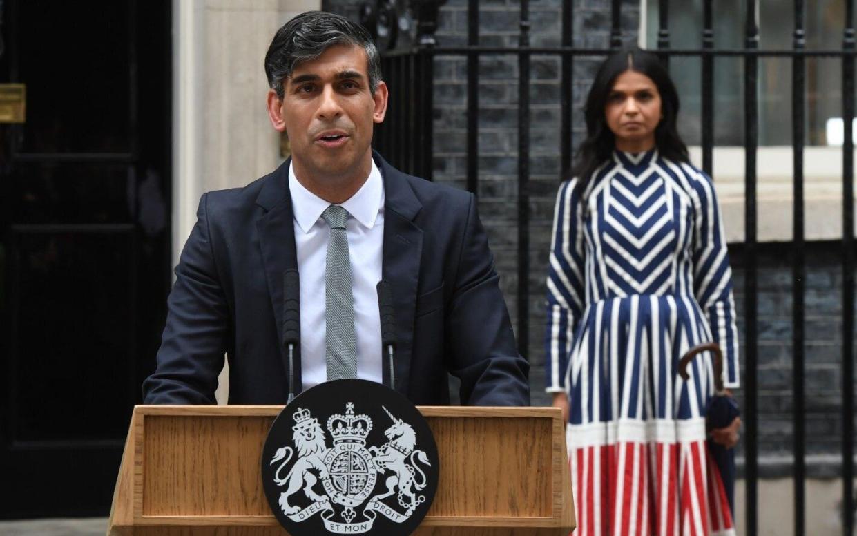 Rishi Sunak delivers his resignation speech