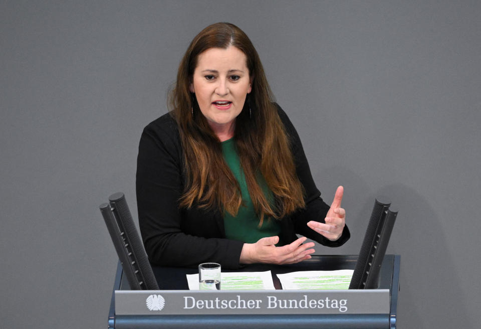 Linke-Parteivorsitzende Janine Wissler. (Bild: Reuters)