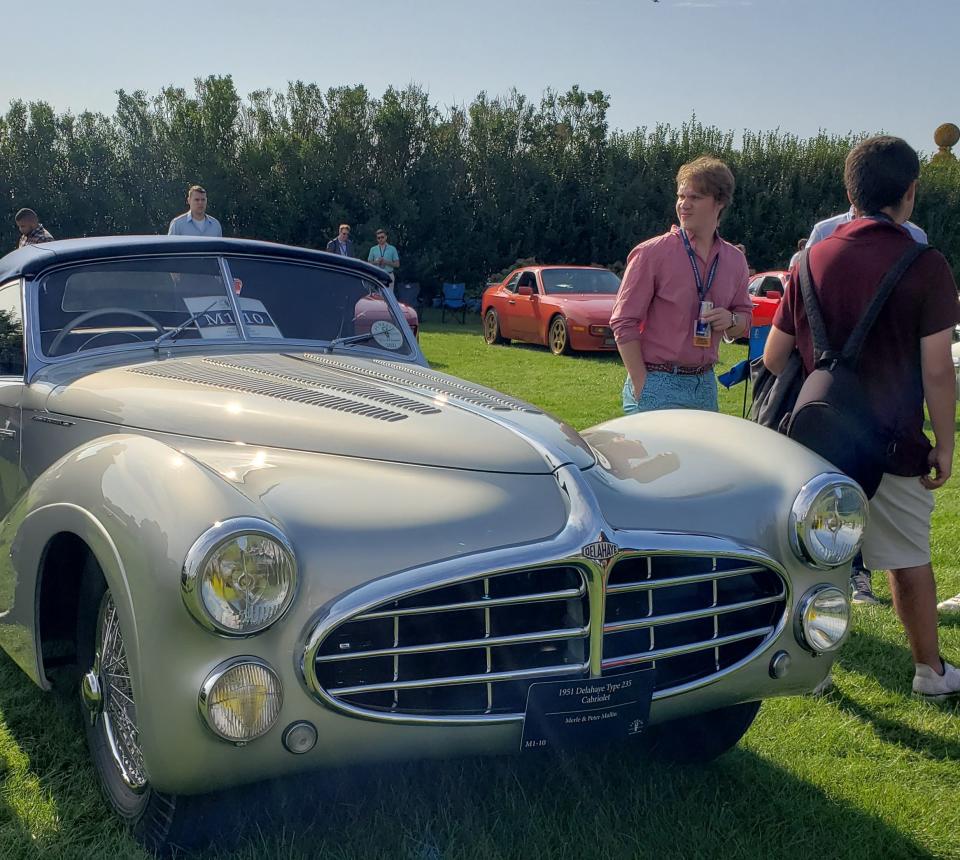 The 2021 Chairman's Award went to this 1951 Delahaye Model 235 Cabriolet.