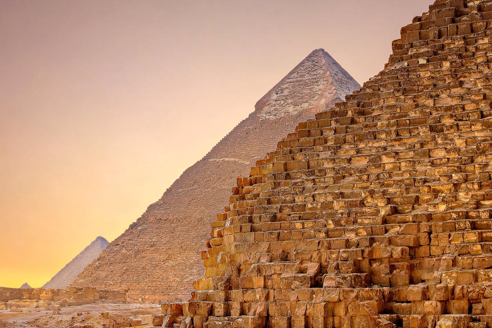 The Pyramids of Giza in Greater Cairo, Egypt