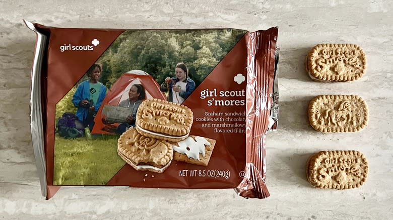 Girl Scout S'mores cookies