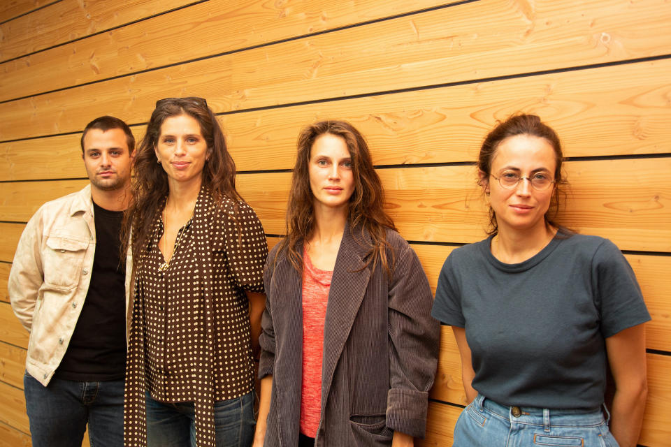 Henri Noel Tabary, Maïwenn, Marine Vacth et Anne Berest venus présenter le film ADN