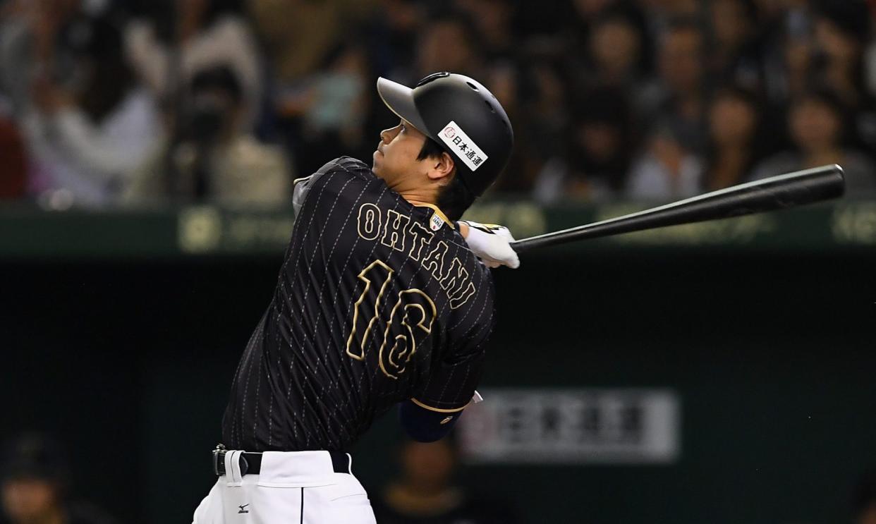 Shohei Ohtani, 23, is an intriguing two-way prospect. (AP). 