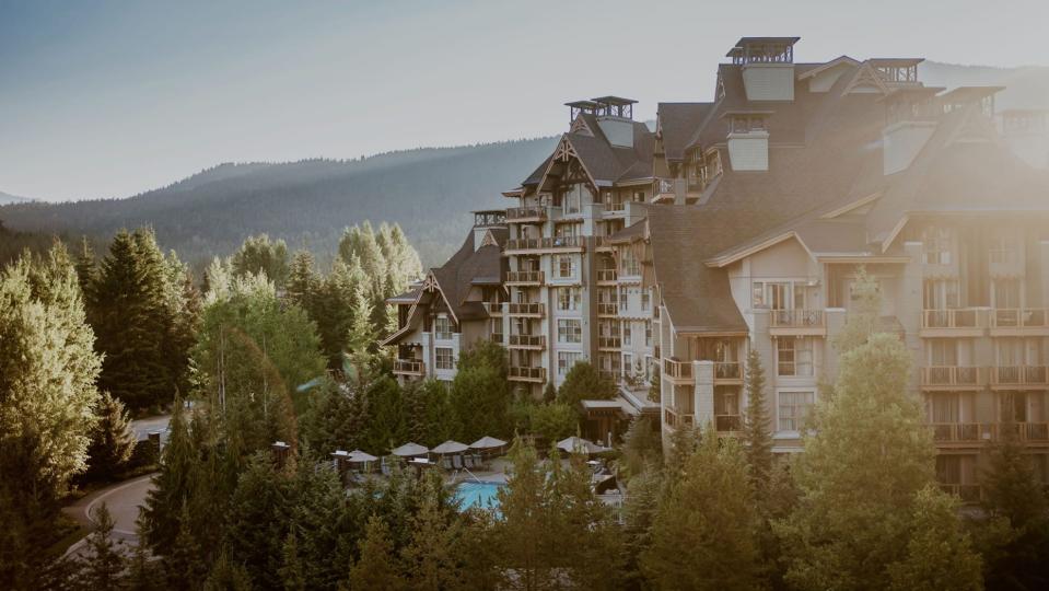 Four Seasons in Whistler, British Columbia, offers amazing views and is a great spot for visitors to take in mountain life.