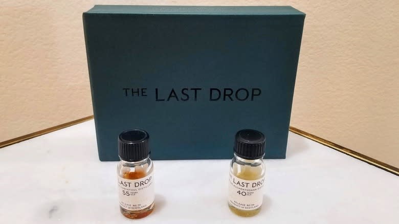 Last Drop's scotch minis