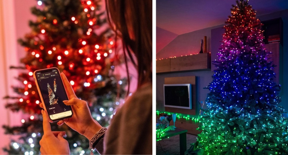 2 in 1 Satr Christmas Tree Topper With String Light,Smart App & Remote  Control, USB Plug in, 10 Meter