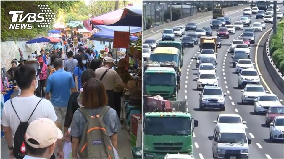 台灣正值中秋連假期間，民眾湧入風景區渡假。（圖／TVBS資料畫面）