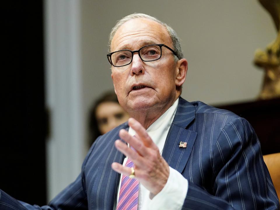 White House economic adviser Larry Kudlow.