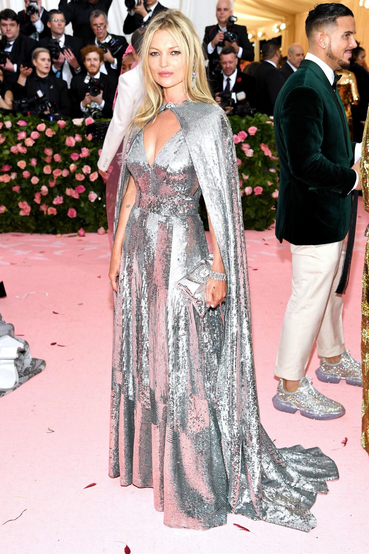 Kate Moss attends The 2019 Met Gala Celebrating Camp: Notes on Fashion at Metropolitan Museum of Art on May 06, 2019 in New York City.