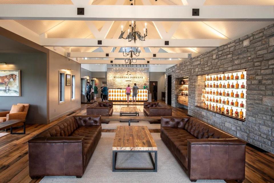 Woodford Reserve opened its new Grist Mill Welcome Center at its Versailles distillery in 2019.