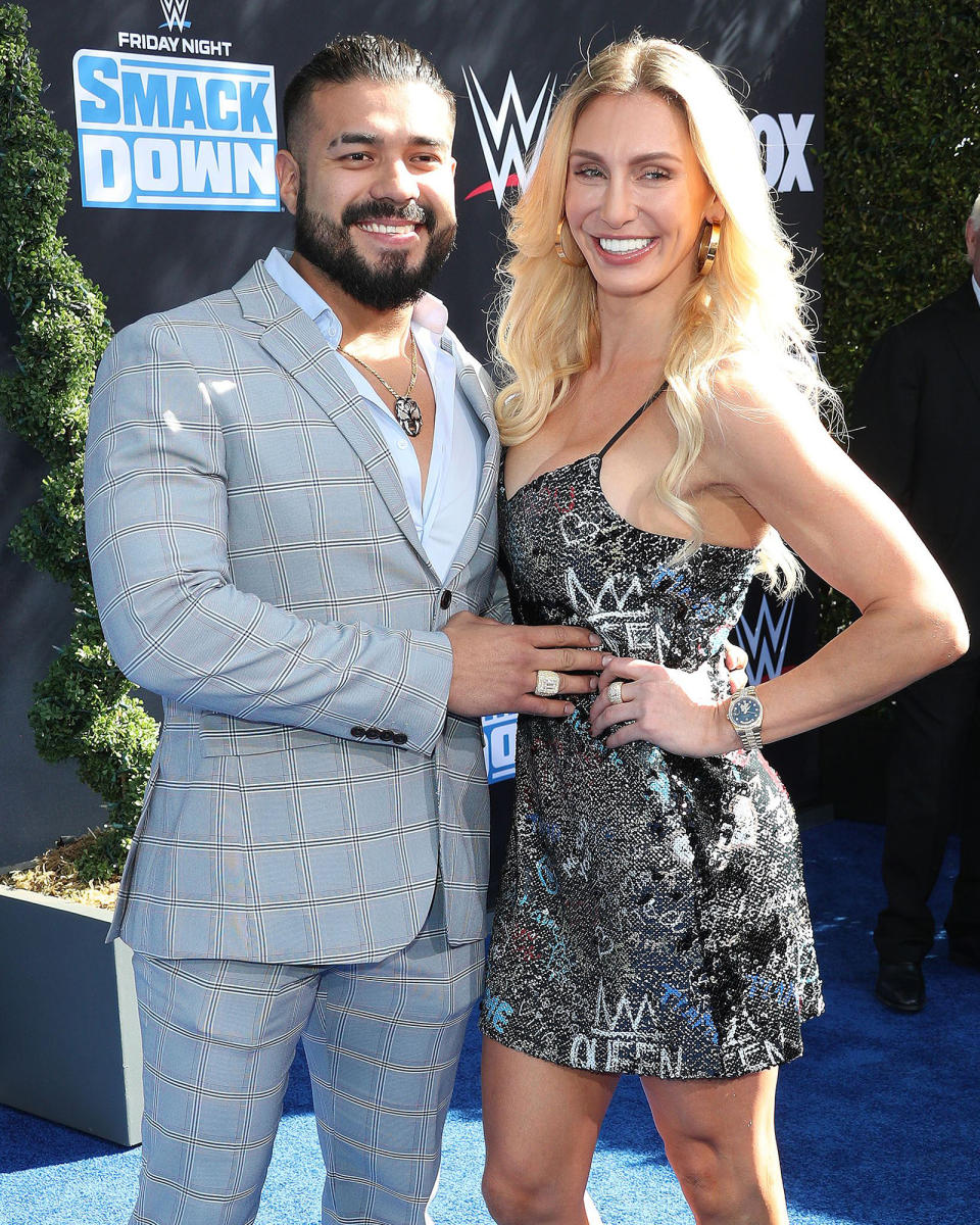 Charlotte Flair and Andrade El Idolo