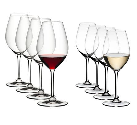 Riedel wine glass set (53% off)