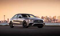 <p>Mercedes has also banished that car's harsh ride. While some European A-classes have lower-cost twist-beam rear suspensions, all U.S.-market cars have a multilink rear suspension and struts up front, and wheels range in size from 17 to 19 inches.</p>