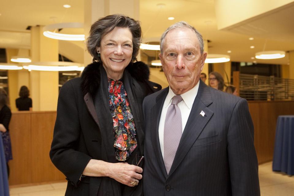 Diana Taylor and Mayor Michael Bloomberg