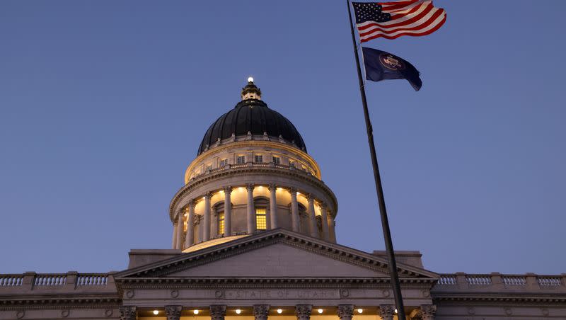 The Capitol is pictured in Salt Lake City on Monday, Jan. 29, 2024.