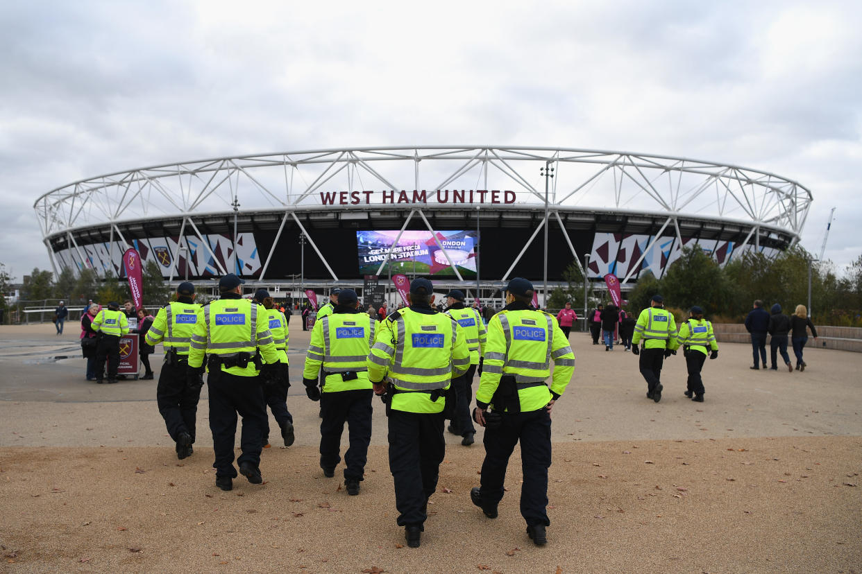 West Ham supporters have been wasting police time.