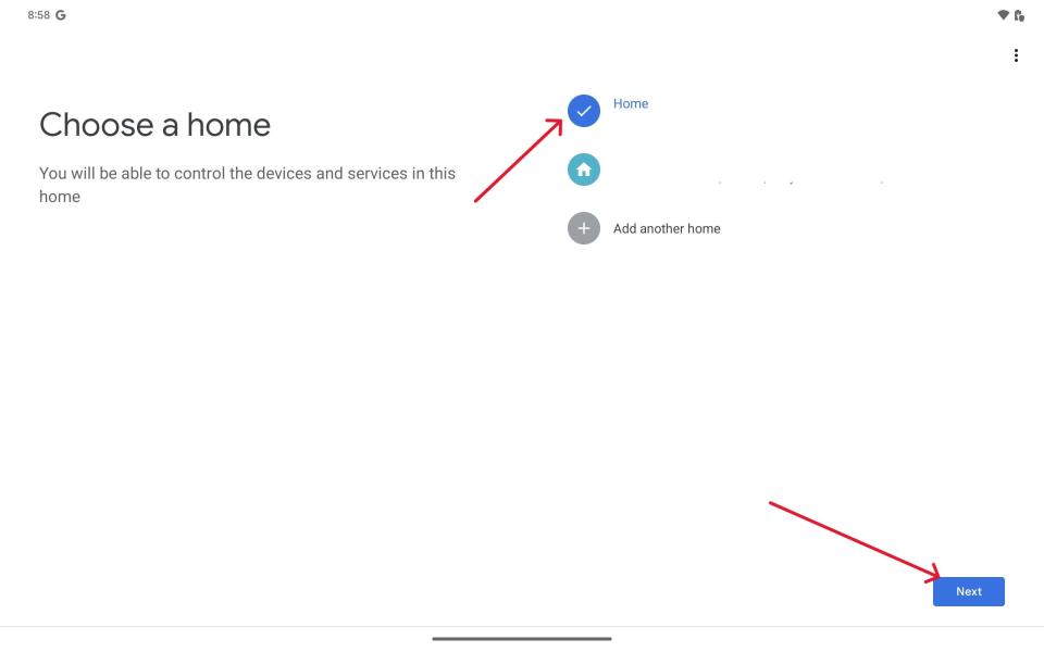 Add Pixel Tablet to Google Home