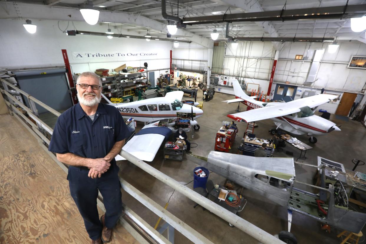 Chris Jutte is maintenance supervisor at MMS Aviation in Coshocton.