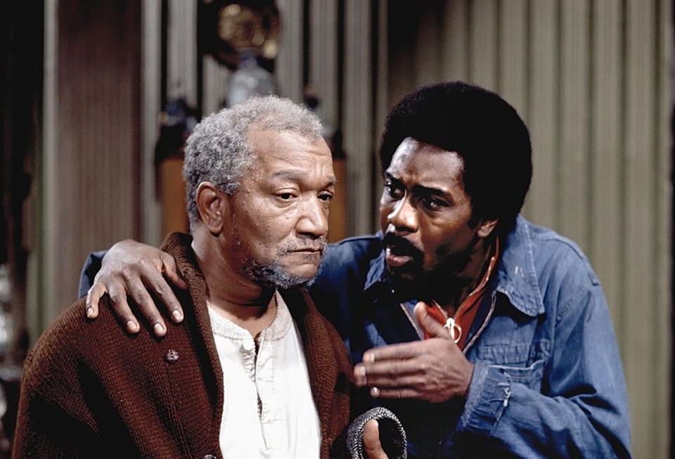 Redd Foxx with Demond Wilson