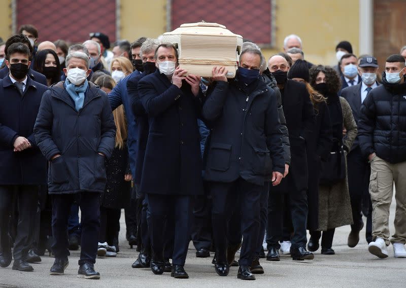 Funeral for former Italy player Paolo Rossi