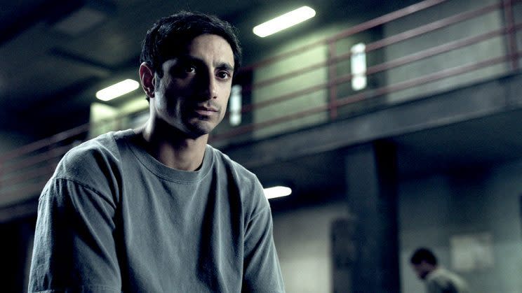 Riz Ahmed (Credit: Barry Wetcher/HBO)