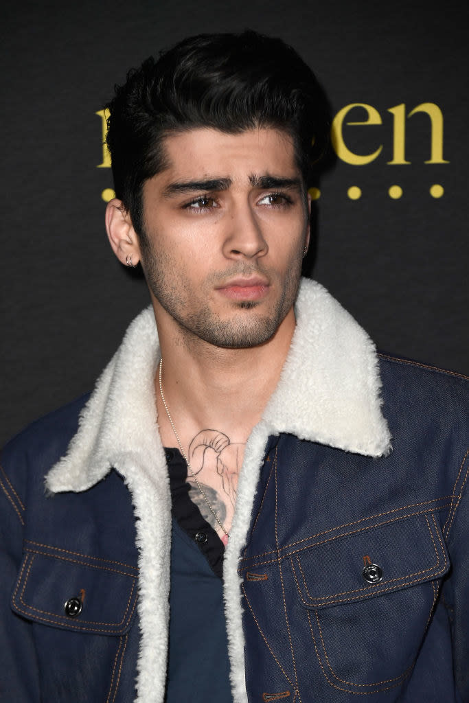 closeup of zayn