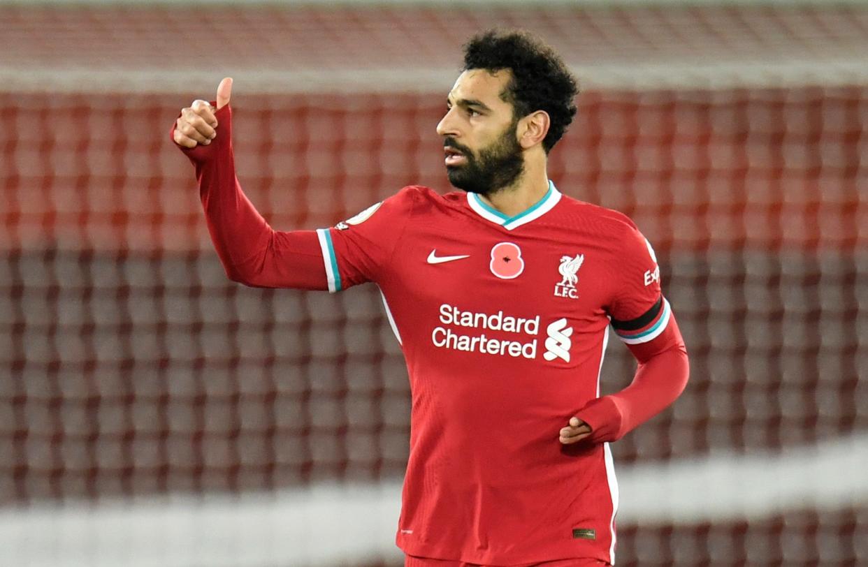 <p>Mohamed Salah of Liverpool</p> (Reuters)