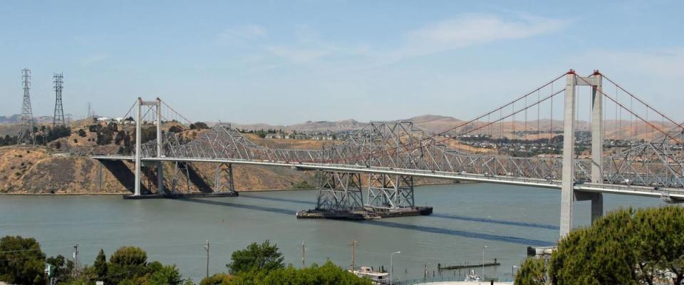 Carquinez Bridge from Crockett, California