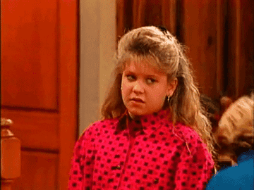 DJ tanner sighing on "full house"