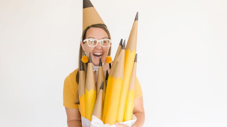 teacher halloween costumes pencils