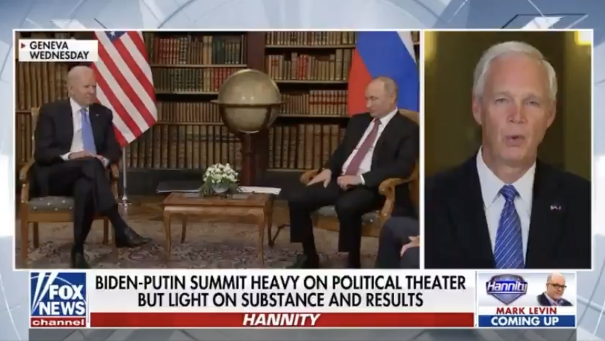 Senator Ron Johnson suggests President Biden may be ‘compromised’ by Russia (Fox News)