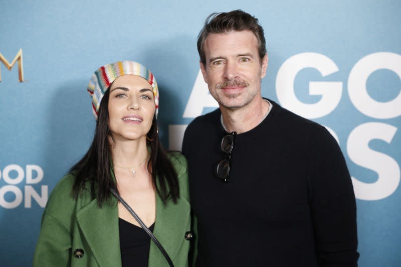 Marika Dominczyk and Scott Foley arrive on the red carpet at MGM's "A Good Person" New York Screening at Metrograph in 2023 in New York City. File Photo by John Angelillo/UPI