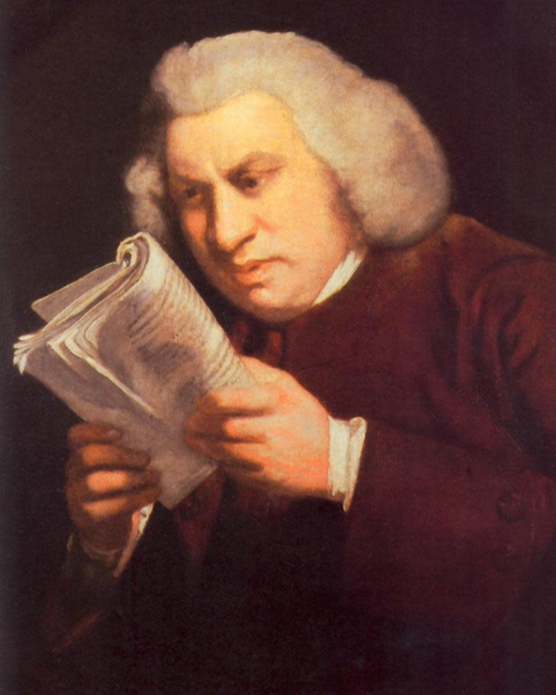 A portrait of Samuel Johnson