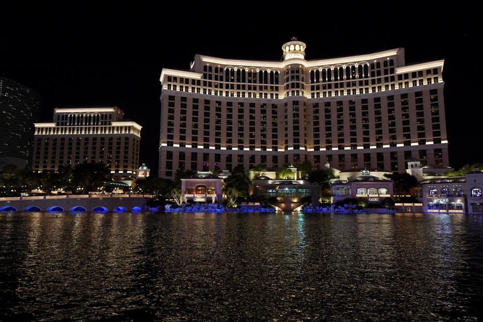 MGM Resorts, which owns casinos like the Bellagio, says it's seeing a good deal of pent-up demand for the Las Vegas strip to reopen.