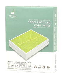 (Photo: New Leaf paper, 100 sheets - $7.19 at Office Depot.)