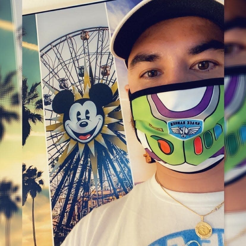 A selfie taken by Dakota Arbolado during his Disneyland visit on June 15.