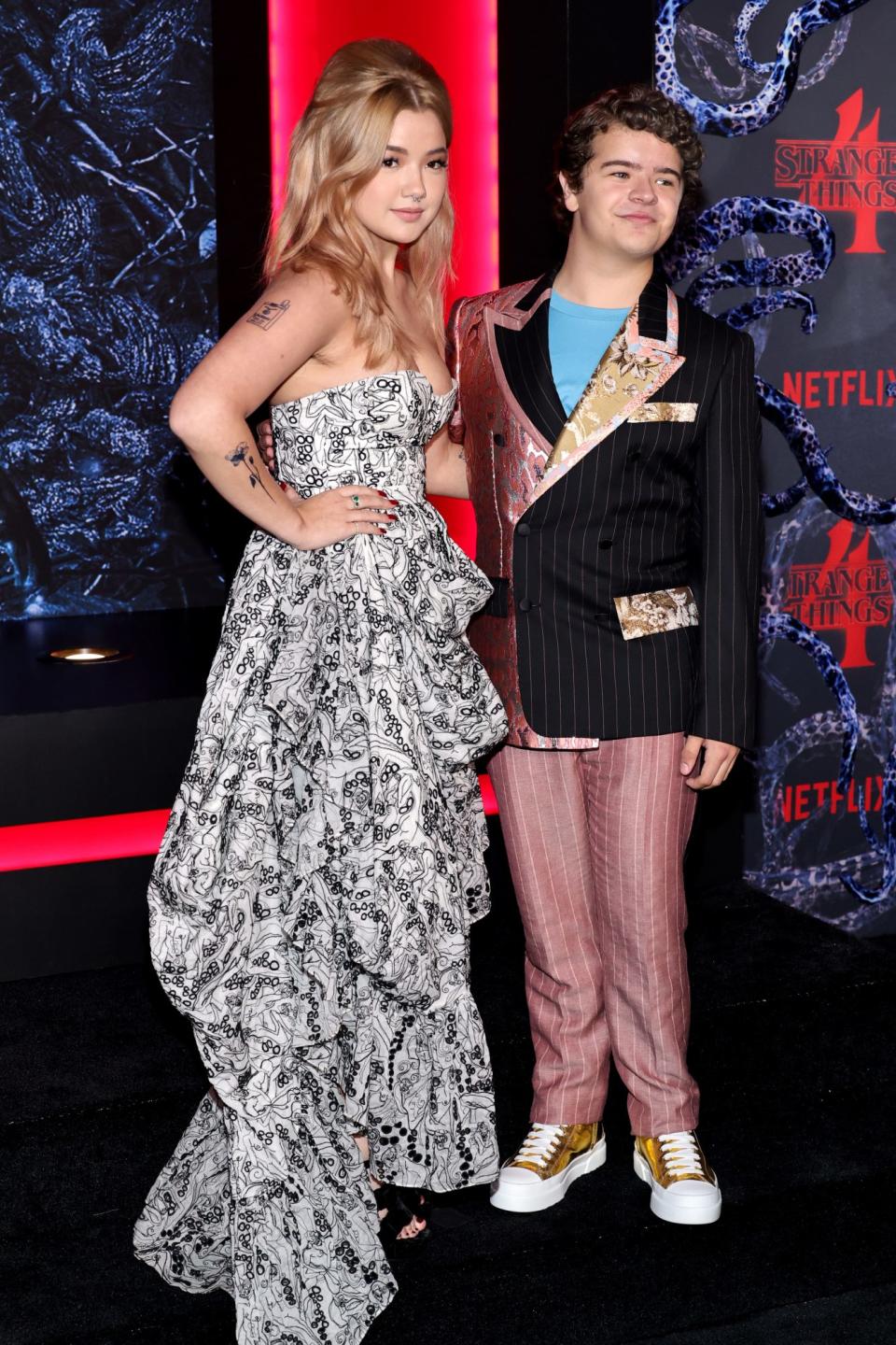 Gaten Matarazzo and Lizzy Yu