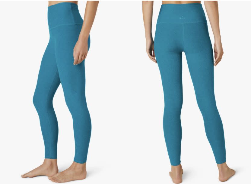 The leggings from the side and back.<br> Credit: Beyond Yoga