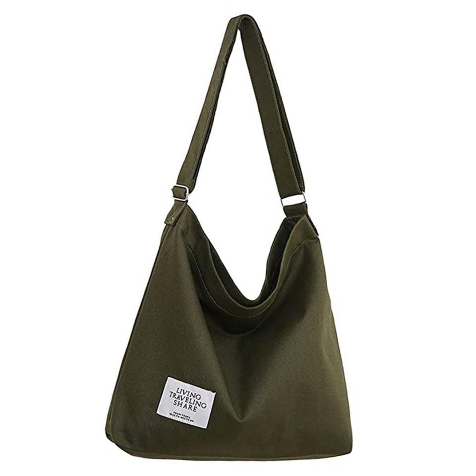 14) Retro Canvas Shoulder Bag