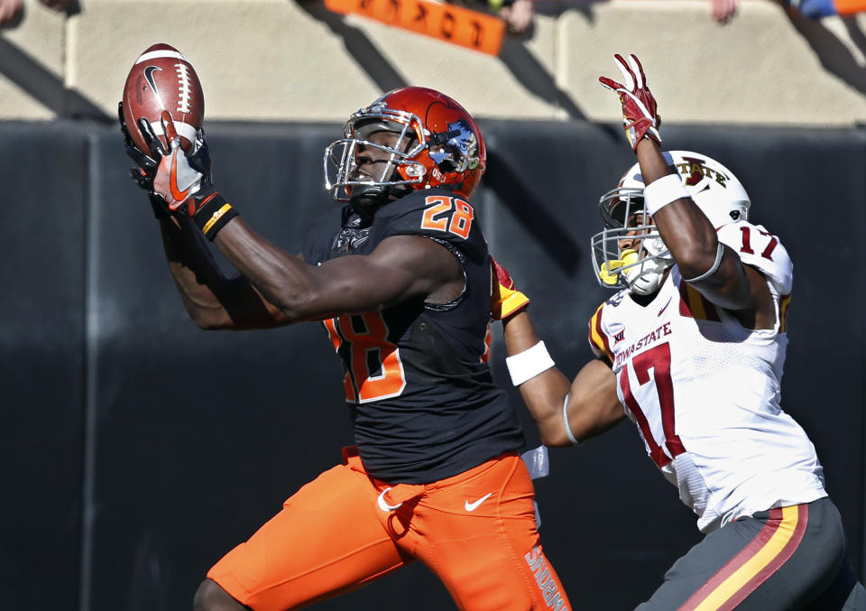 Oklahoma State’s James Washington is one of the best receivers in the country. (AP Photo/Sue Ogrocki, File)