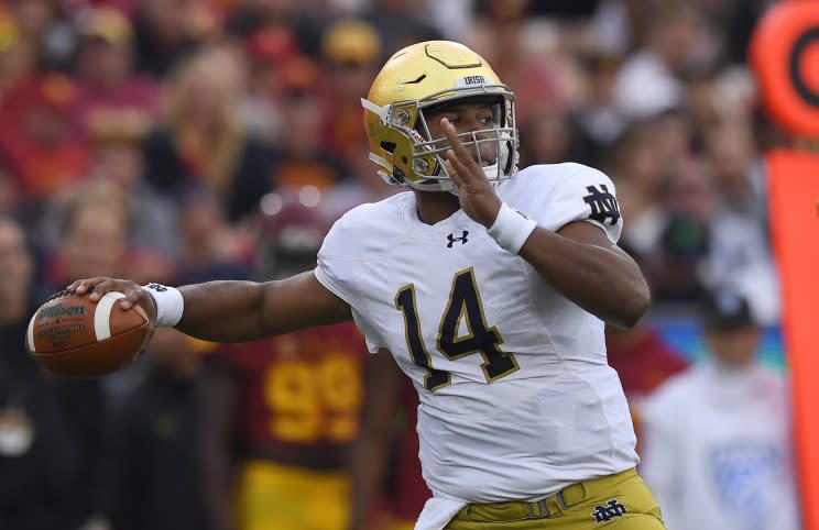 DeShone Kizer is considered one of the top three quarterbacks in this draft. (AP)